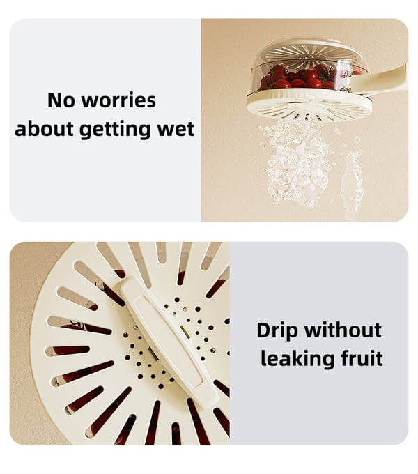 Multifunctional Draining Bowl with foldable handle & FREE Cutest bird Lemon Squeezer✨