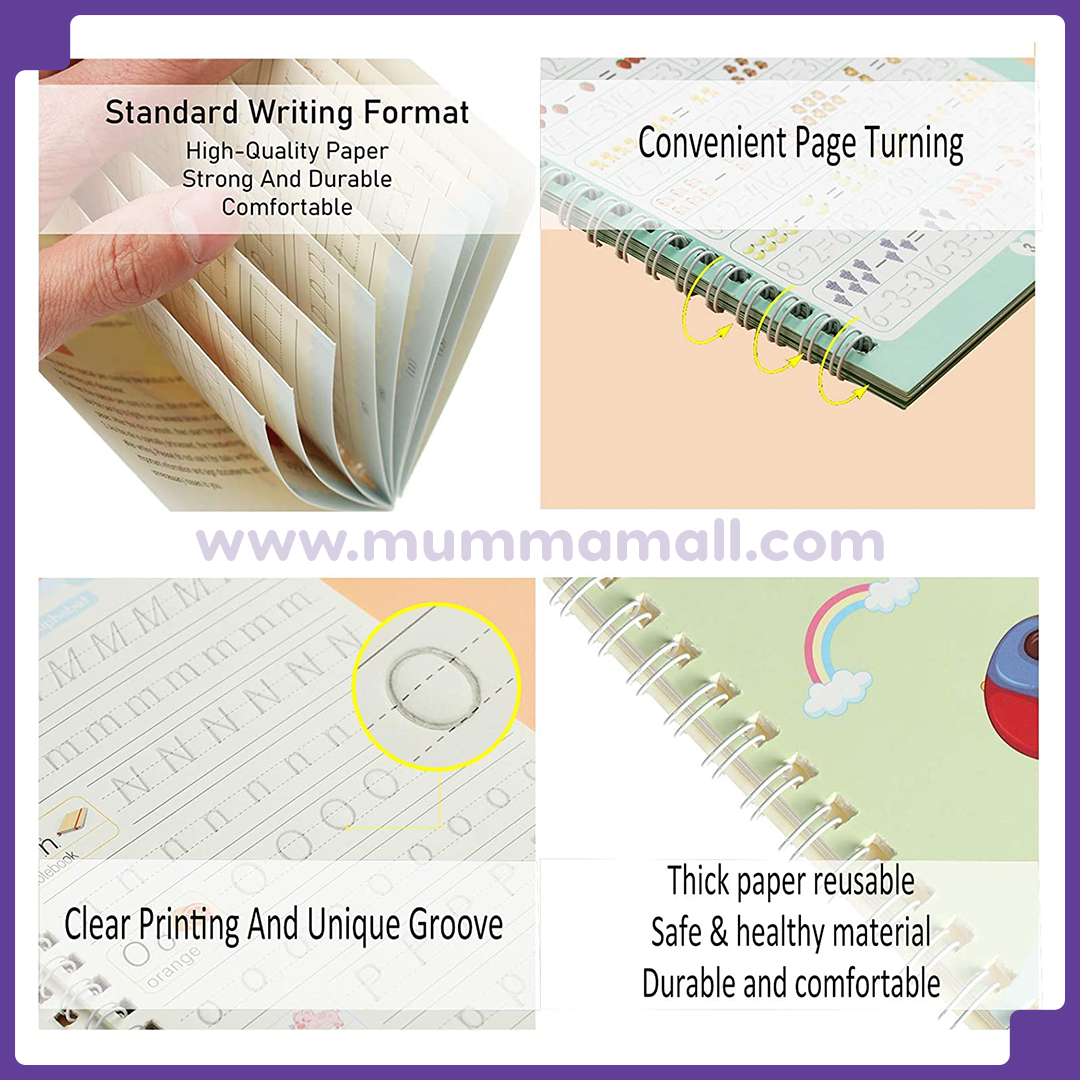 Magical Learning Practice book📚, Buy 1 Set Get 1 Set Free🤩 + FREE Learning 2000 plus pages downloadable PDF worksheet for kids