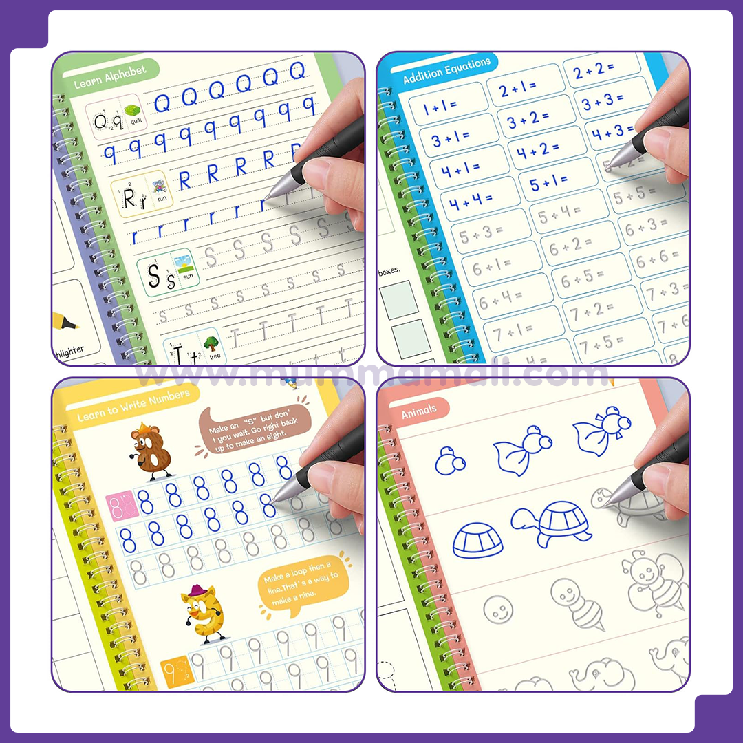 Magical Learning Practice book📚, Buy 1 Set Get 1 Set Free🤩 + FREE Learning 2000 plus pages downloadable PDF worksheet for kids