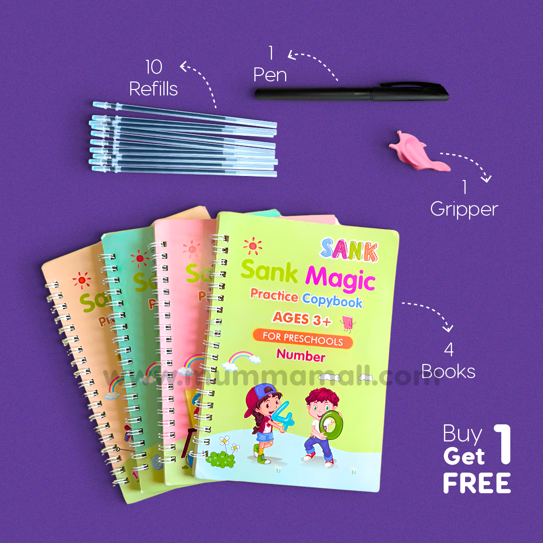Magical Learning Practice book📚, Buy 1 Set Get 1 Set Free🤩 + FREE Learning 2000 plus pages downloadable PDF worksheet for kids