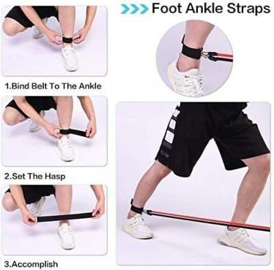 Fitness Bands-Workout Bands with Handles, Door Anchor, Ankle Straps, Training Tubes Practical Exercise Bands, Training Equipment for Arm Leg Training Gym Home Exercises