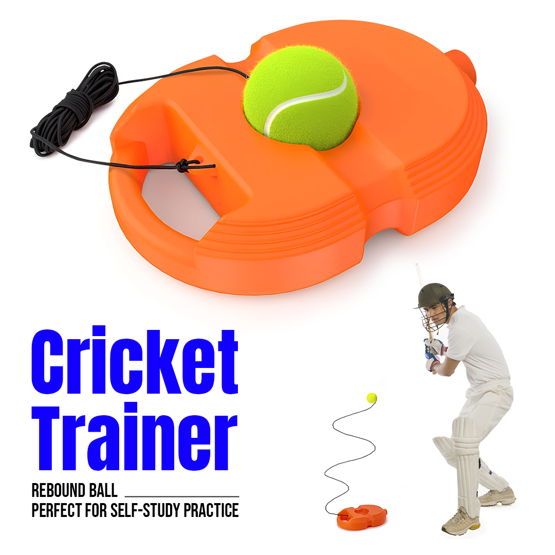 🏏Cricket Trainer Rebound Ball || Self  Cricket Practice Training Tool for Adults & Kids