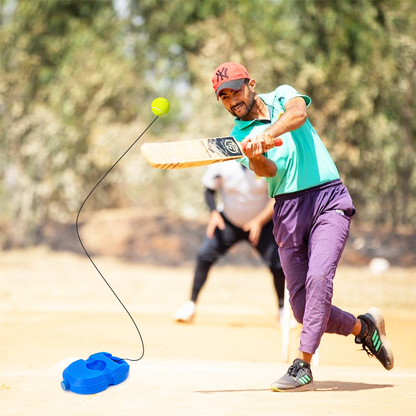 🏏Cricket Trainer Rebound Ball || Self  Cricket Practice Training Tool for Adults & Kids