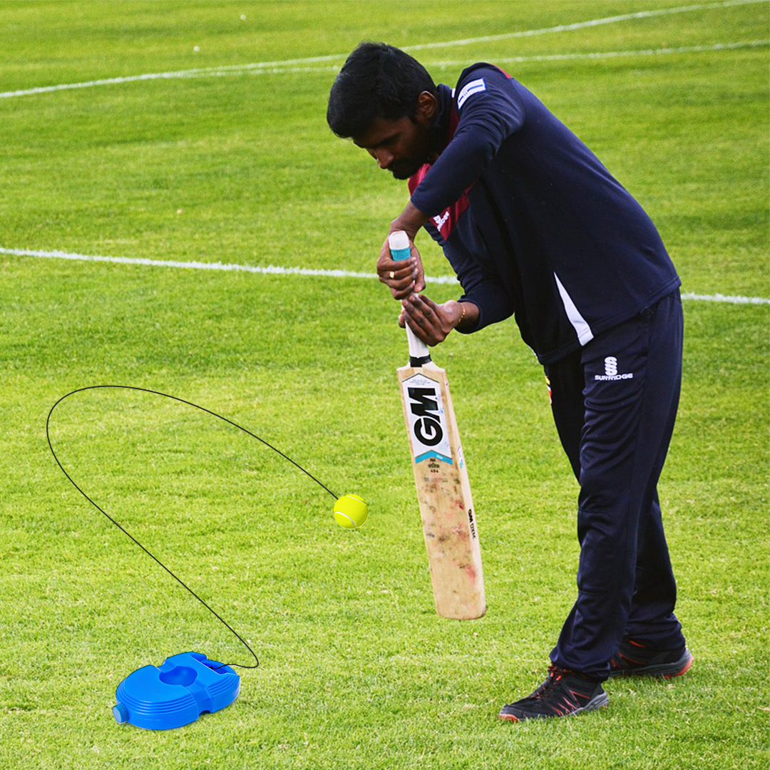 🏏Cricket Trainer Rebound Ball || Self  Cricket Practice Training Tool for Adults & Kids