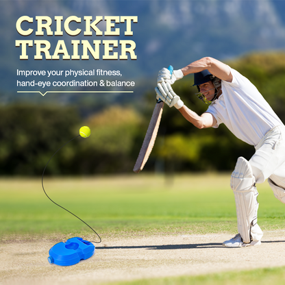 🏏Cricket Trainer Rebound Ball || Self  Cricket Practice Training Tool for Adults & Kids