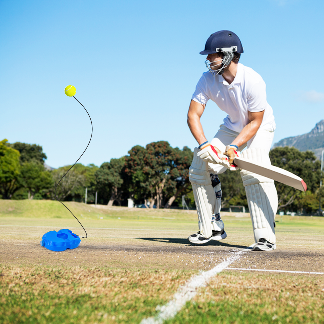 🏏Cricket Trainer Rebound Ball || Self  Cricket Practice Training Tool for Adults & Kids