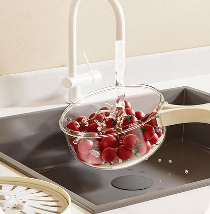 Multifunctional Draining Bowl with foldable handle & FREE Cutest bird Lemon Squeezer✨