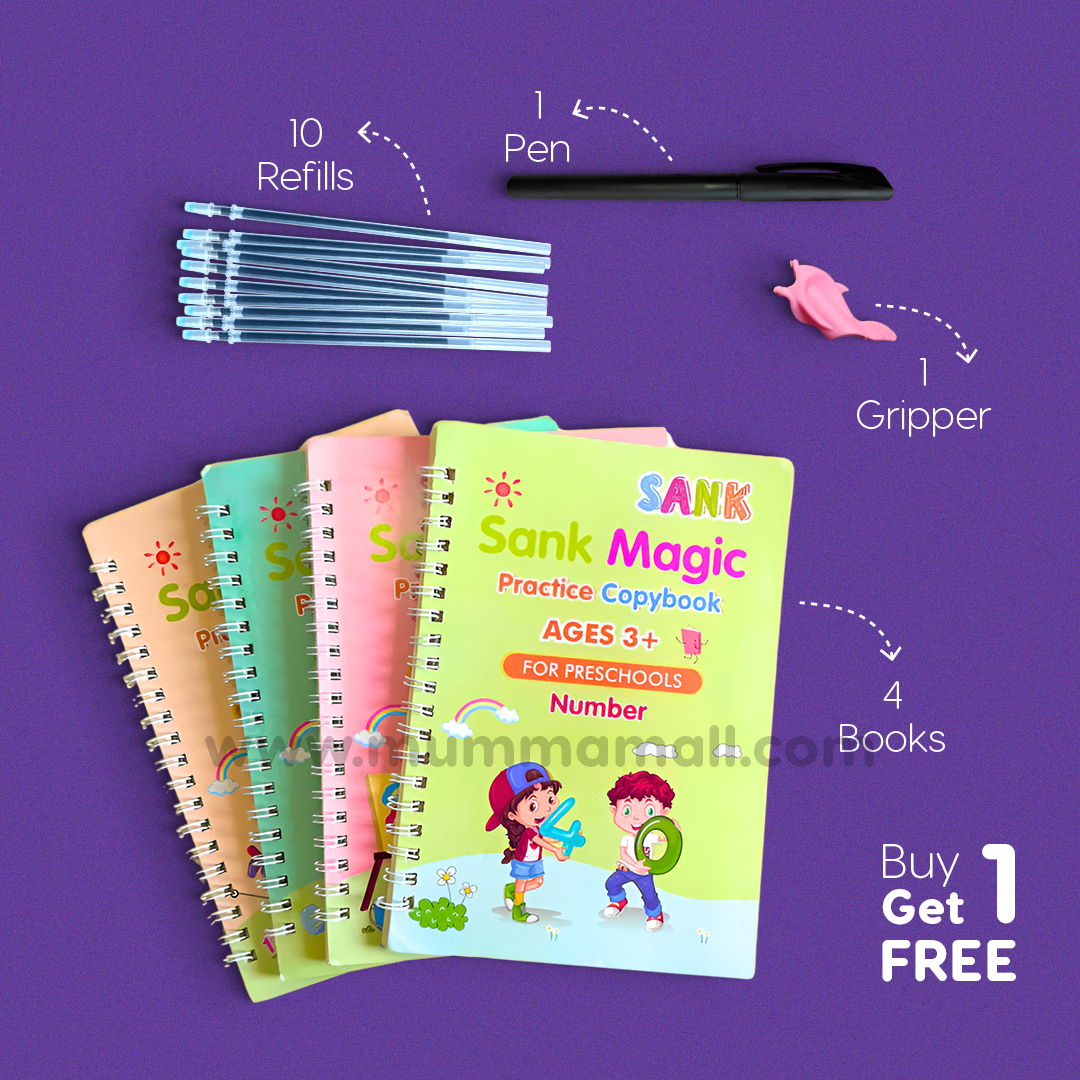 Magical Learning Practice book📚, Buy 1 Set Get 1 Set Free🤩  + FREE Learning 2000 plus pages downloadable PDF worksheet for kids