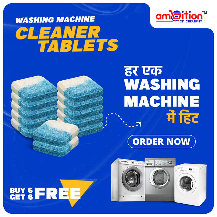 MEGA offer - Washing Machine Cleaner Tablets ( BUY 6 Get 6 free)