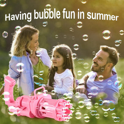 Gatling Bubble Gun Toy for Boys & Girls