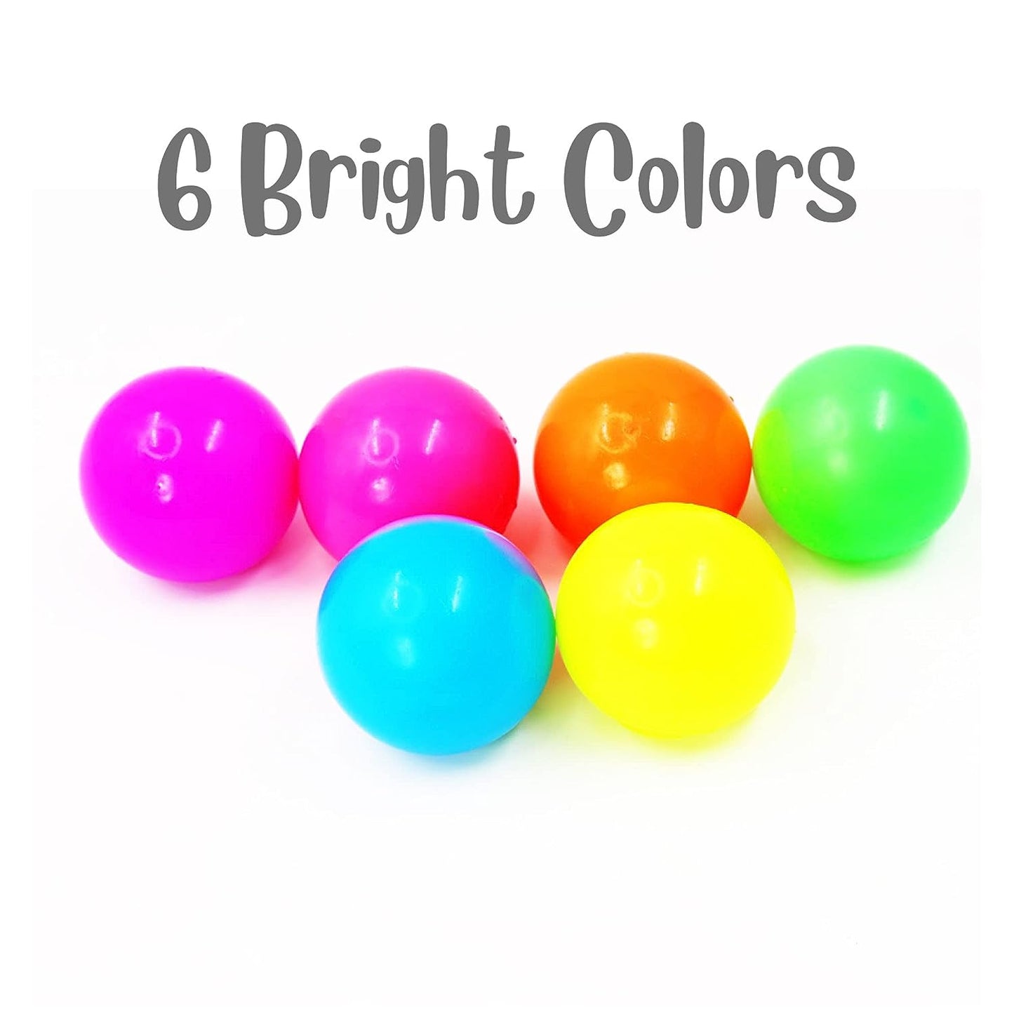 Glowballs A Perfect kids' Fidget Balls, Stick to The Wall and Slowly Fall Off, Stress Relief Ball