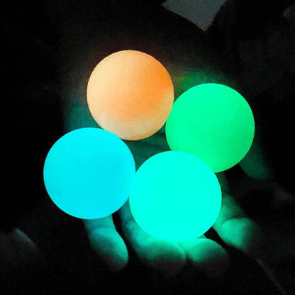 Glowballs A Perfect kids' Fidget Balls, Stick to The Wall and Slowly Fall Off, Stress Relief Ball