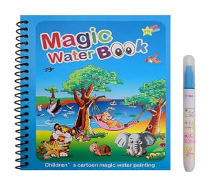 Water Magic Book, Magic Doodle Pen, Coloring Doodle Drawing Board Games for Kids