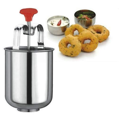 Medu Vada Maker-Stainless Steel Medu Vada Maker,Mendu WADA Maker,Perfectly Shaped & Crispy Medu Vada Maker