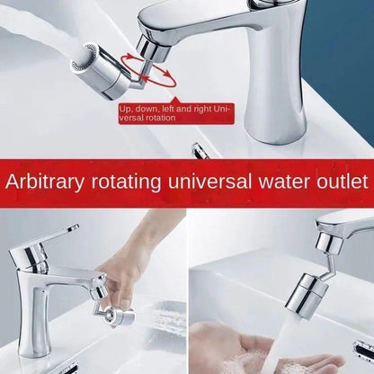 Filter Faucet -Kitchen 720� Rotatable Splash Filter Faucet Sprayer Head Flexible Bathroom Tap Extender