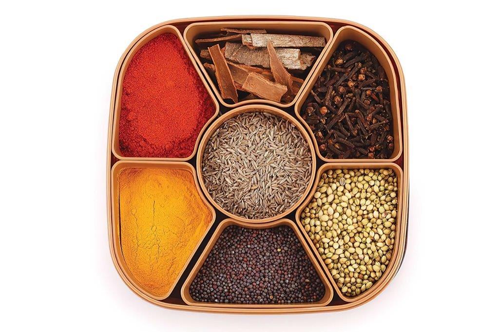 Masala Rangoli Box Dabba For Keeping Spices