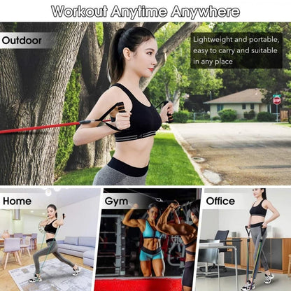Fitness Bands-Workout Bands with Handles, Door Anchor, Ankle Straps, Training Tubes Practical Exercise Bands, Training Equipment for Arm Leg Training Gym Home Exercises