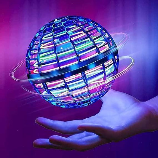 Believers Group Flying Ball Boomerang Flyorb Magic Balls Fly Nova Orb Flying Spinner Fidget Toys Children USB Rechargeable Built-in RGB Lights 360� Rotating Controller Multicolor