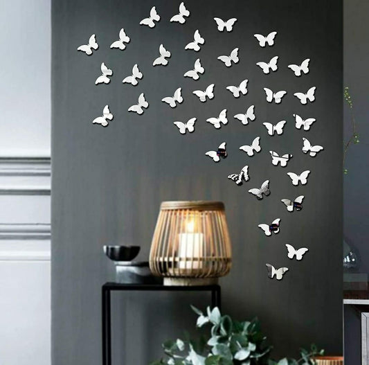 3D Acrylic Decorative Art Mirror Wall Stickers