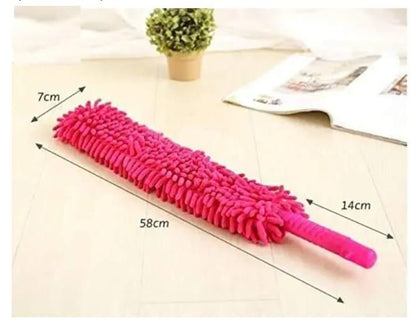 Fan Duster - Flexible Microfiber Cleaning Duster With Extendable Rod ( Multi-color )