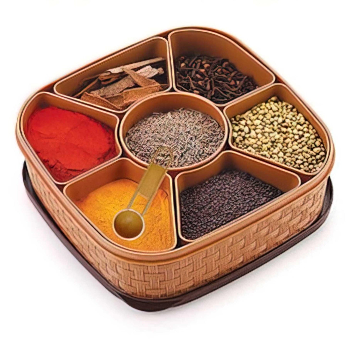 Masala Rangoli Box Dabba For Keeping Spices